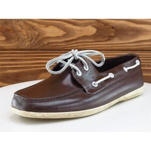 SPERRY‎ Top-Sider Size 7.5 Boat Shoe Brown Rubber Medium Lace Up Women